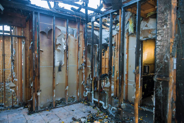 Professional Fire Damage Removal technician working in Columbia, KY
